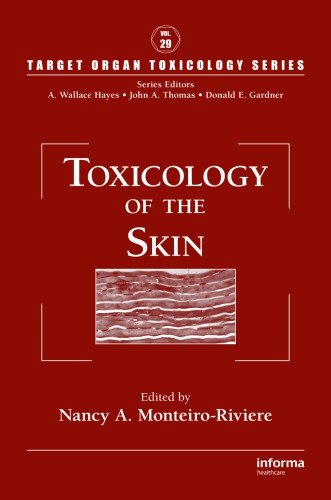 Toxicology Of The Skin Monteiroriviere Nancy A