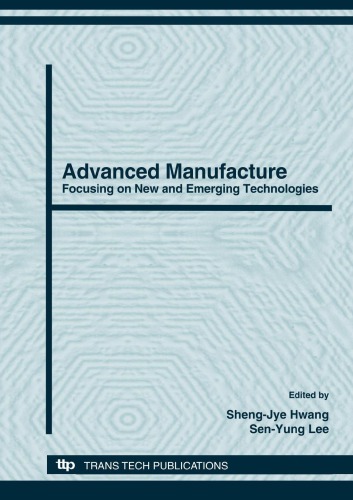 Progress On Advanced Manufacture For Micronano Technology 2005 Proceedings Of The 2005 International Conference On Advanced Manufacture Taipei Taiwan Roc November 28th December 2nd 2005 Conference Publication Wunyuh Jywe Et Al