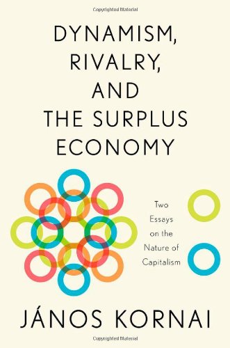 Dynamism Rivalry And The Surplus Economy Two Essays On The Nature Of Capitalism Jnos Kornai