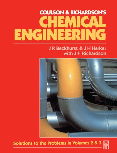 Chemical Engineering Solutions To The Problems In Volumes 2 3 1st Edition J H Harker