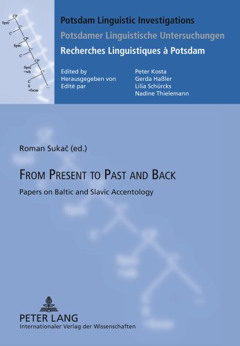 From Present To Past And Back Papers On Baltic And Slavic Accentology Roman Suka
