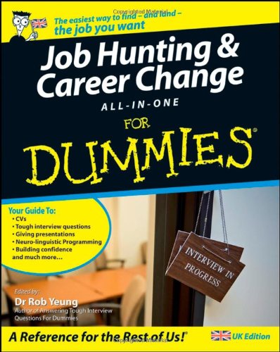 Jobhunting Career Change Allinone For Dummies Rob Yeung