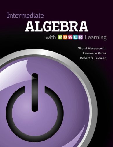 Intermediate Algebra With Power Learning Sherri Messersmith