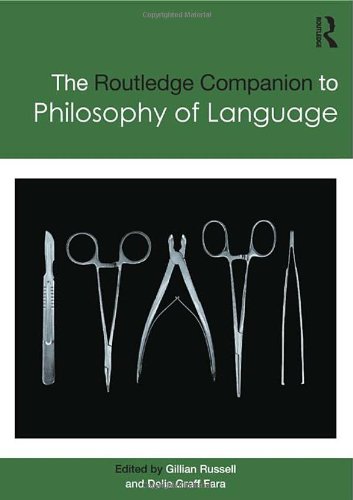 Routledge Companion To Philosophy Of Language Gillian Russell