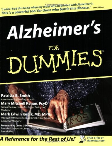 Alzheimers For Dummies Patricia B Smith Mary M Kenan Psyd
