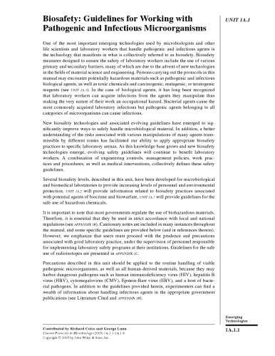 Current Protocols In Microbiology Richard Coico