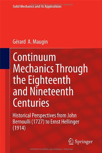 Continuum Mechanics Through The Eighteenth And Nineteenth Centuries Historical Perspectives From John Bernoulli 1727 To Ernst Hellinger 1914 2014th Edition Grard A Maugin