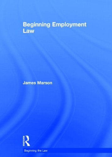Beginning Employment Law James Marson