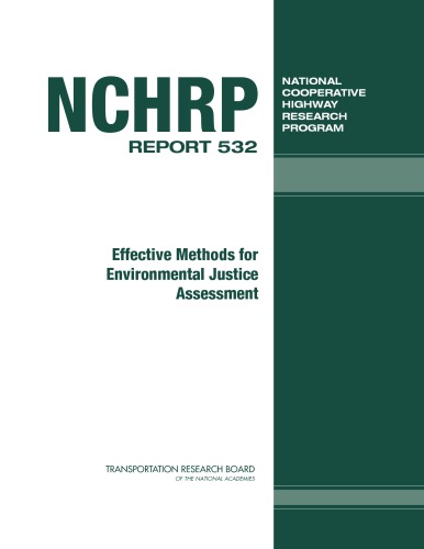 Effective Methods For Environmental Justice Assessment David J Forkenbrock