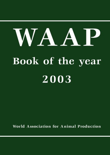 Waap Book Of The Year 2003 A Review On Developments And Research In Livestock Systems A Rosati