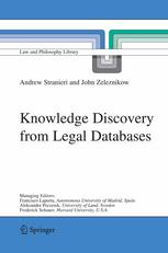 Knowledge Discovery From Legal Databases 1st Edition Andrew Stranieri