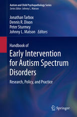 Handbook Of Early Intervention For Autism Spectrum Disorders Research Policy And Practice 1st Edition Jonathan Tarbox