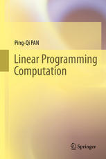 Linear Programming Computation 1st Edition Pingqi Pan Auth