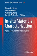Insitu Materials Characterization Across Spatial And Temporal Scales 1st Edition Alexander Ziegler