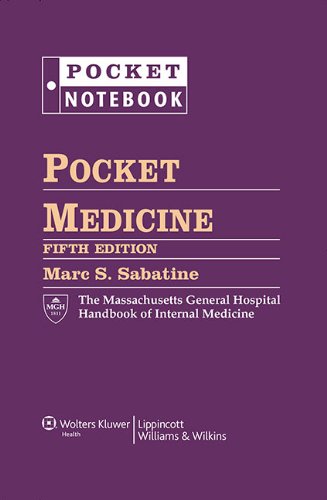 Pocket Medicine The Massachusetts General Hospital Handbook Of Internal Medicine Fifth North American Edition Marc S Sabatine Md