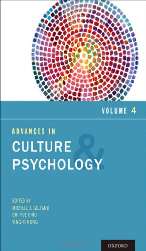Advances In Culture And Psychology Volume 4 1st Edition Yingyi Hong