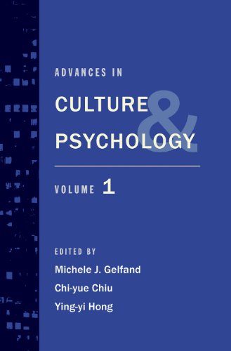 Advances In Culture And Psychology Volume 1 1st Edition Michele J Gelfand