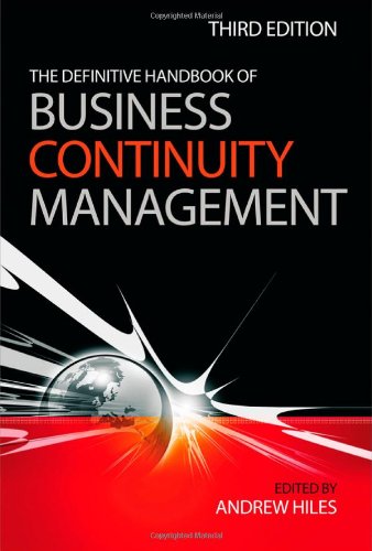 The Definitive Handbook Of Business Continuity Management 3rd Edition Andrew Hiles