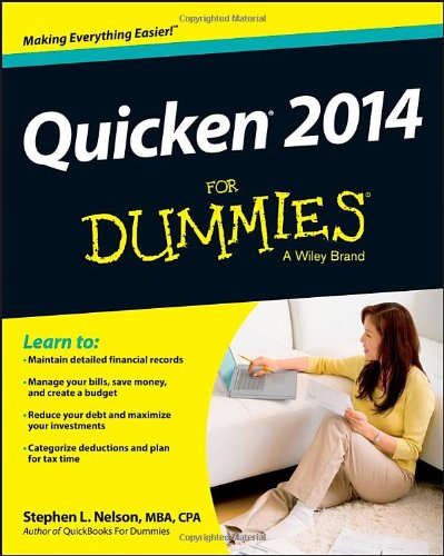 Quicken 2014 For Dummies 1st Edition Stephen L Nelson