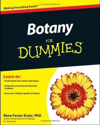 Botany For Dummies 1st Edition Ren Fester Kratz