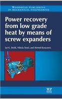 Power Recovery From Low Grade Heat By Means Of Screw Expanders Ian Smith