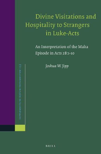 Divine Visitations And Hospitality To Strangers In Lukeacts An Interpretation Of The Malta Episode In Acts 28110 Joshua W Jipp
