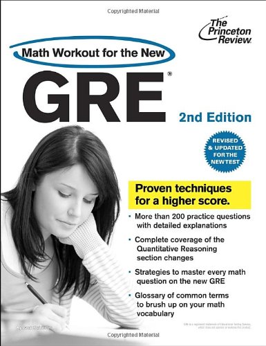 Math Workout For The New Gre 2nd Edition 2 Rev Upd Princeton Review