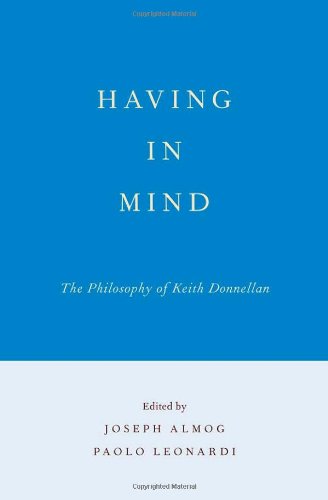 Having In Mind The Philosophy Of Keith Donnellan Joseph Almog