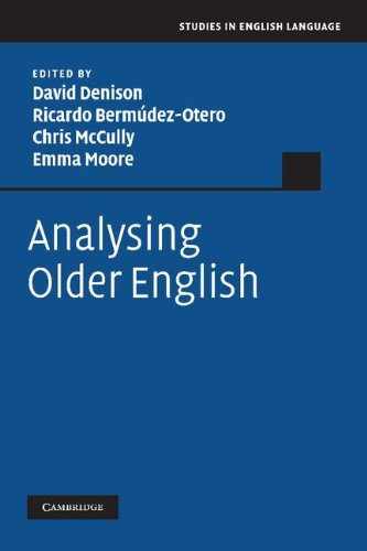 Analysing Older English David Denison Ricardo Bermdezotero