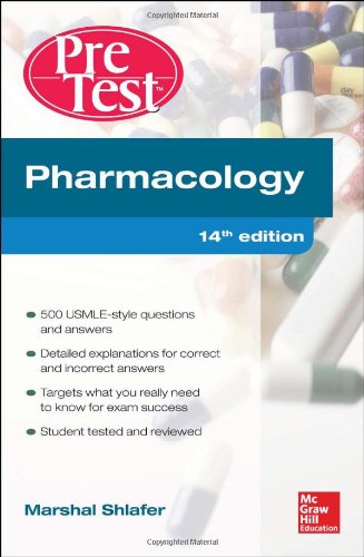 Pharmacology Pretest Selfassessment And Review 8th Ed 8th Edition Marshal Shlafer
