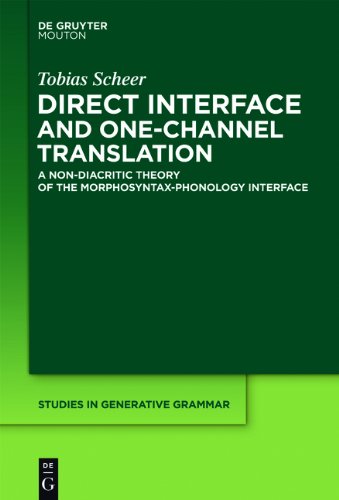 Direct Interface And Onechannel Translation Tobias Scheer
