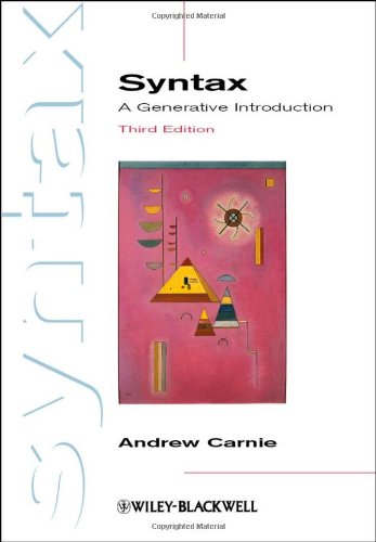 Syntax A Generative Introduction 3rd Edition Andrew Carnie