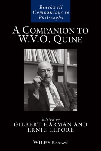 A Companion To W V O Quine 1st Edition Gilbert Harman Ernest Lepore