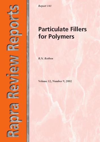Particulate Fillers For Polymers Rothon Roger