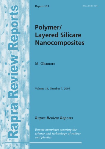 Polymerlayered Silicate Nanocomposites Okamoto Musami