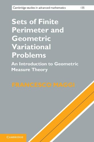 Sets Of Finite Perimeter And Geometric Variational Problems An Introduction To Geometric Measure Theory 1st Francesco Maggi
