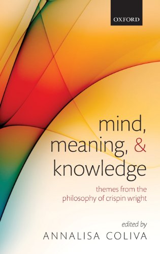 Mind Meaning And Knowledge Themes From The Philosophy Of Crispin Wright Annalisa Coliva
