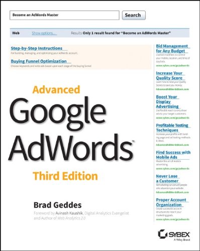 Advanced Google Adwords 3rd Edition Brad Geddes