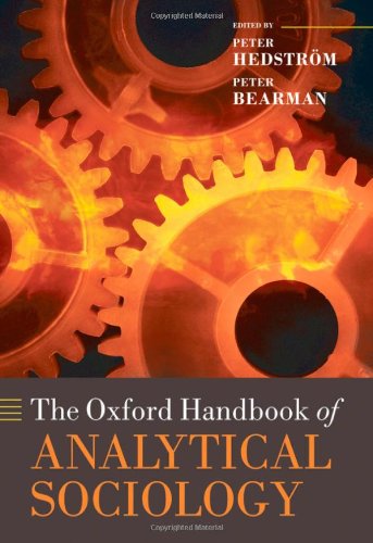 The Oxford Handbook Of Analytical Sociology Peter Hedstrm Peter Bearman