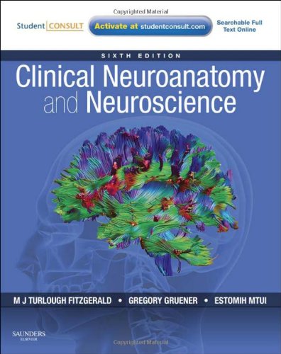Clinical Neuroanatomy And Neuroscience With Student Consult Access 6e 6th Edition M J T Fitzgerald Md Phd Dsc Mria