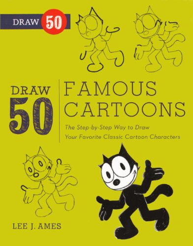 Draw 50 Famous Cartoons Reprint Turtleback School Library Binding Edition Lee J Ames