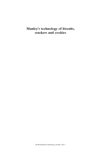 Manleys Technology Of Biscuits Crackers And Cookies 4th Duncan Manley