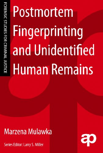 Postmortem Fingerprinting And Unidentified Human Remains 1st Edition Marzena Mulawka And Larry S Miller Auth