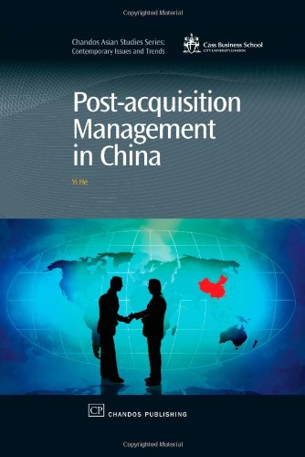 Postacquisition Management In China 1st Edition Yi He Auth