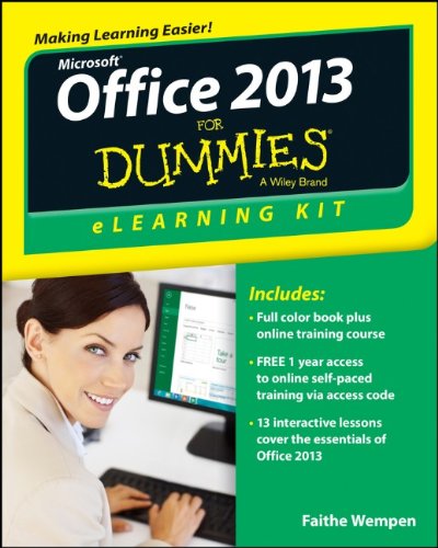 Office 2013 Elearning Kit For Dummies 1st Edition Faithe Wempen
