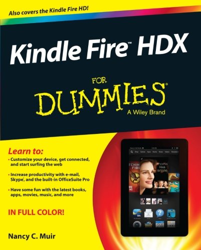 Kindle Fire Hdx For Dummies 1st Edition Nancy C Muir