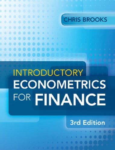 Introductory Econometrics For Finance 3d Chris Brooks
