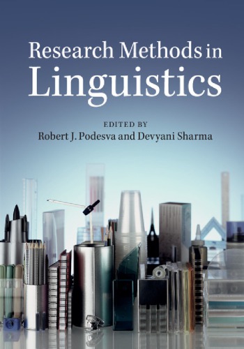 Research Methods In Linguistics Podesva Rj Sharma D Eds
