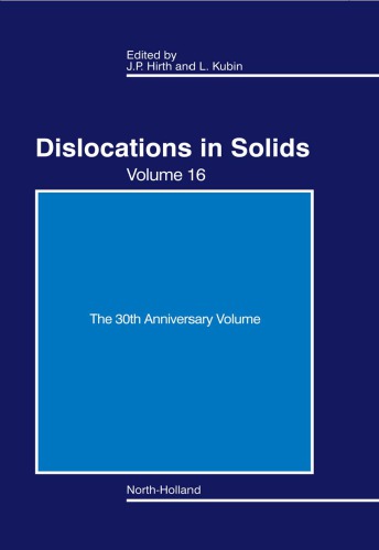 Dislocations In Solids Vol 16 Jp Hirth L Kubin Eds