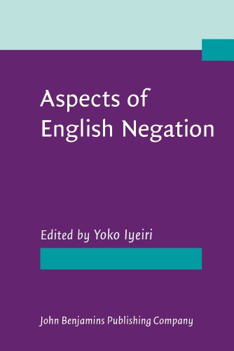 Aspects Of English Negation Dr Yoko Iyeiri